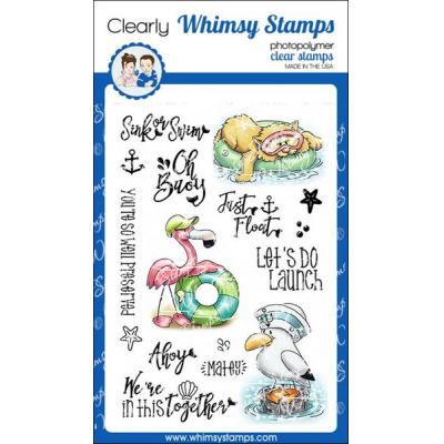 Whimsy Stamps Clear Stamps - Ahoy, Matey!