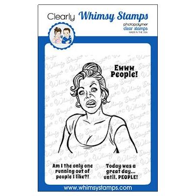 Whimsy Stamps Clear Stamps - Meme People