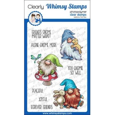 Whimsy Stamps Clear Stamps - Gnome Friends