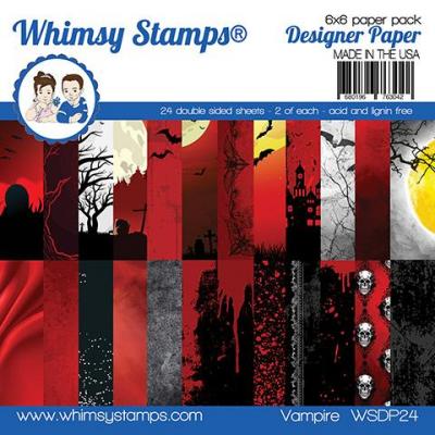 Whimsy Stamps Designpapier - Vampire