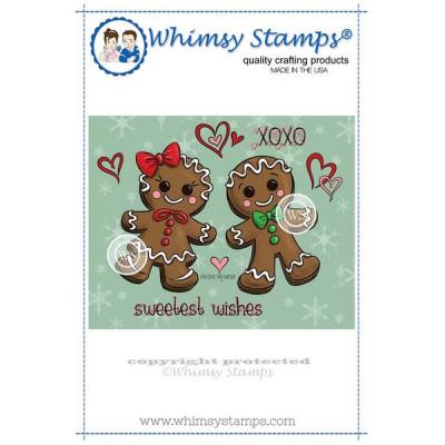 Whimsy Stamps Rubber Cling Stamps - Gingerbread Love