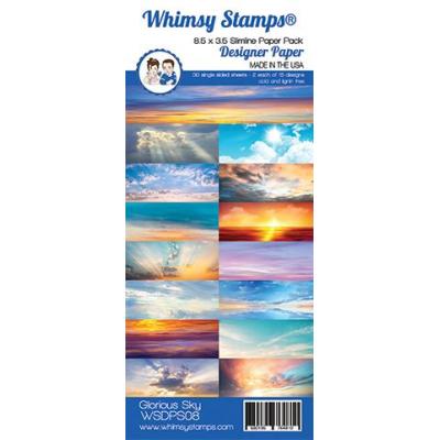Whimsy Stamps Paper Pack Designpapier - Glorious Sky