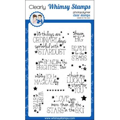 Whimsy Stamps Clear Stamps - Shine Bright
