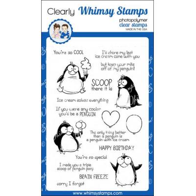 Whimsy Stamps Clear Stamps - Penguin Poop