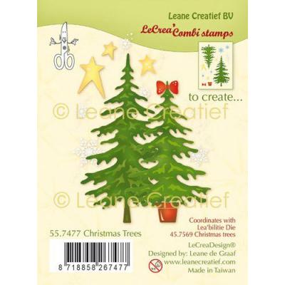 Leane Creatief Clear Stamps - Weihnachtsbäume