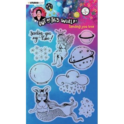 StudioLight Clear Stamp ABM - Out Of This World Nr.72