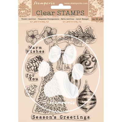 Stamperia Clear Stamps - Romantic Christmas