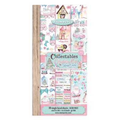 Stamperia Christmas Rose Designpapier - Paper Pack