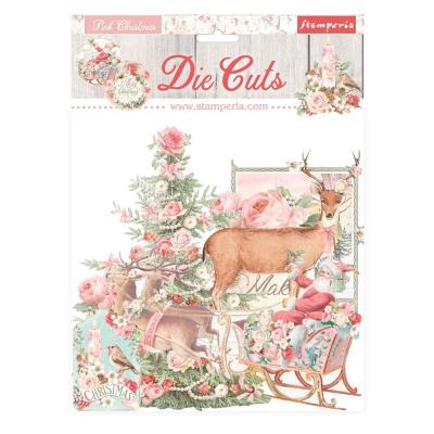 Stamperia Pink Christmas - Die Cuts