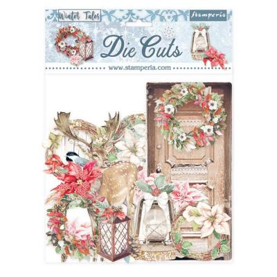 Stamperia Winter Tales Die Cuts - Christmas