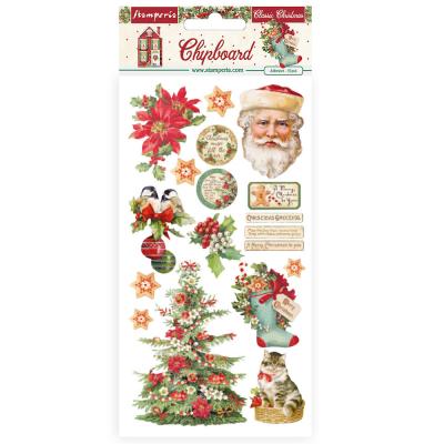 Stamperia Classic Christmas - Chipboard