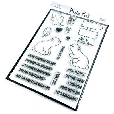 Maker Forte Clear Stamps - Bear With Me