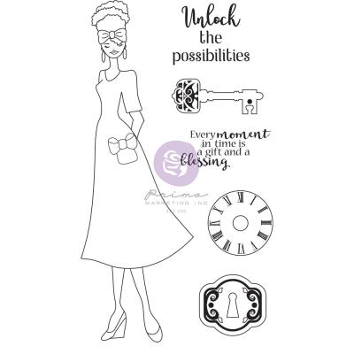 Prima Marketing Julie Nutting Cling Stamps - Doll Stamp Kya