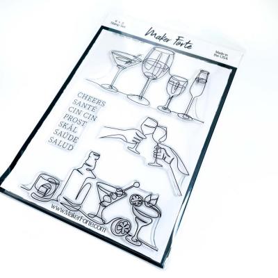 Maker Forte Clear Stamps - Cheers