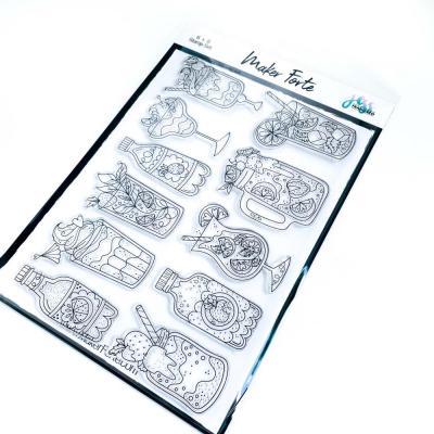 Maker Forte Clear Stamps - Take A Sip