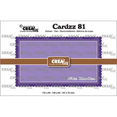 Crealies Stanzschablonen - Cardzz no 81