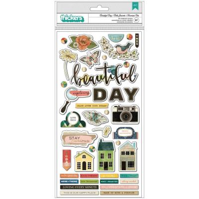 American Crafts Vicki Boutin Fernwood Sticker - Beautiful Day Icons