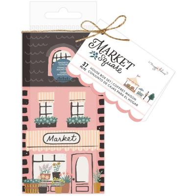 American Crafts Maggie Holmes Market Square - Mini House Card Set