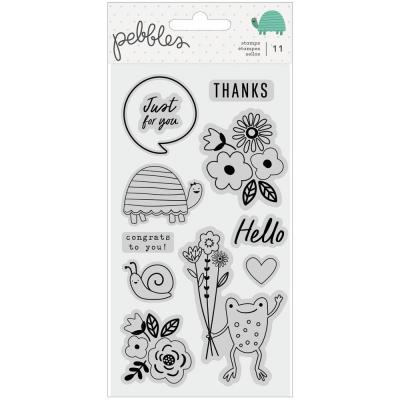 Pebbles Kid At Heart Clear Stamps - Kid At Heart