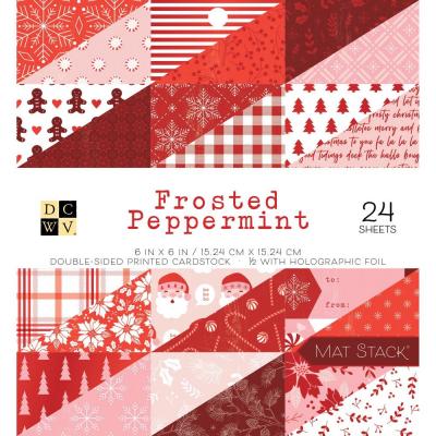 DCWV Designpapier - Frosted Peppermint