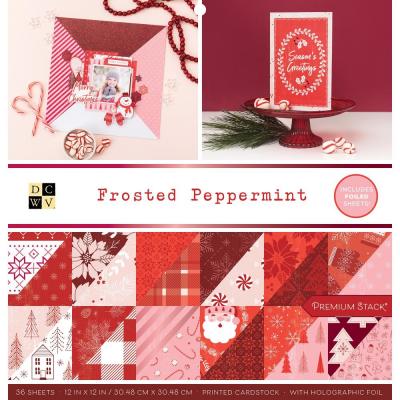 DCWV Designpapier Paper Pad - Frosted Peppermint