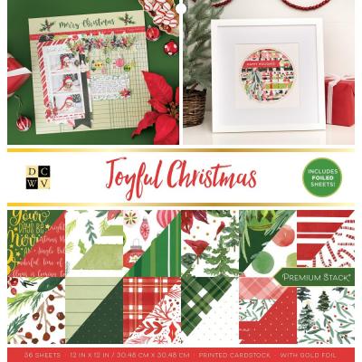 DCWV Designpapier Paper Pad - Joyful Christmas