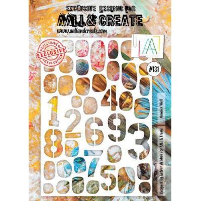 AALL & Create Stencil Nr. 131- Number Wall