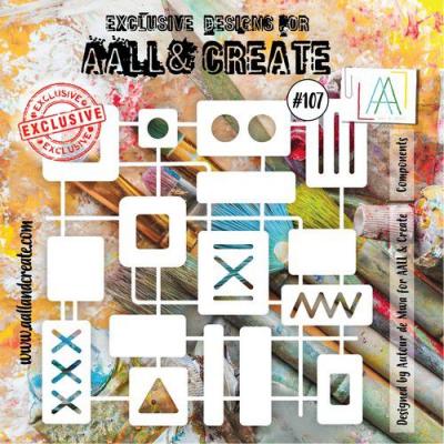 AALL & Create Stencil Nr. 107 - Components