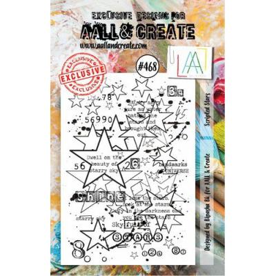 AALL & Create Clear Stamp Nr. 468 - Scripted Stars