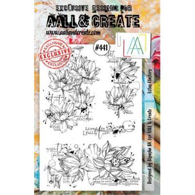 AALL & Create Clear Stamps Nr. 441 - Lotus Clusters