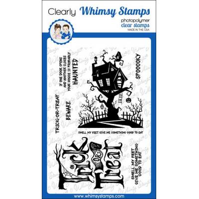 Whimsy Stamps Clear Stamps - Trick Or Treat House