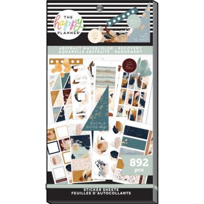 me & my BIG ideas Happy Planner Sticker Value Pack - Abstract Watercolor Recovery