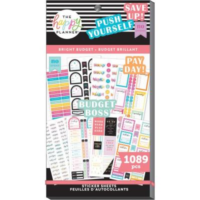 me & my BIG ideas Happy Planner Sticker Value Pack - Bright Budget
