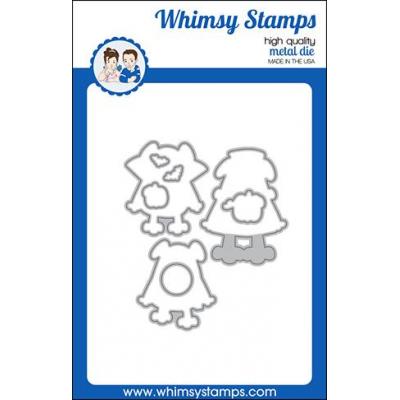 Whimsy Stamps Outline Die Set - Pugoween