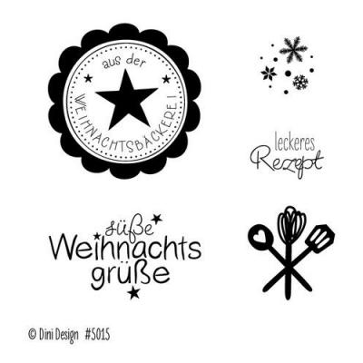 Dini Design Clear Stamps deutsch - Weihnachtsbäckerei