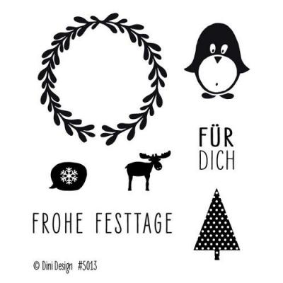 Dini Design Clear Stamps deutsch - Frohe Festtage