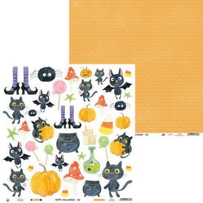 Piatek13 Happy Halloween Designpapier - Witch