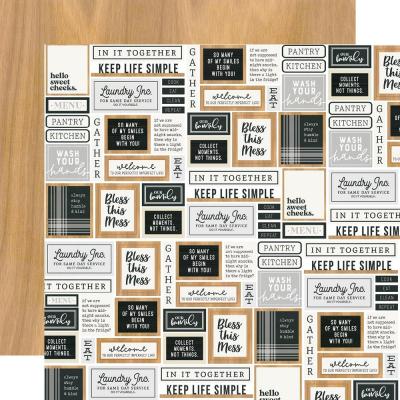 Simple Stories Hearth & Home Designpapier - Welcome Home