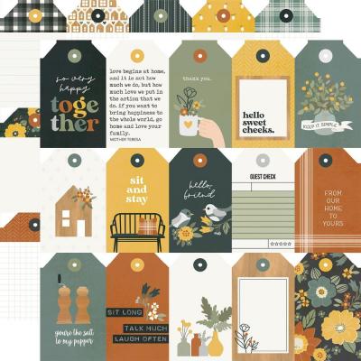 Simple Stories Hearth & Home Designpapier - Tags