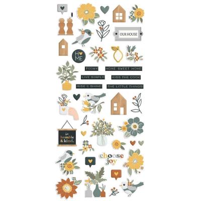 Simple Stories Heart & Home Sticker - Puffy Stickers