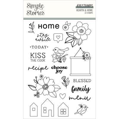 Simple Stories Hearth & Home Clear Stamps - Hearth & Home