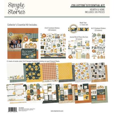 Simple Stories Hearth & Home Designpapier - Collector's Essential Kit