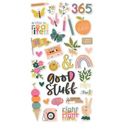 Simple Stories Good Stuff Stickers - Chipboard Stickers