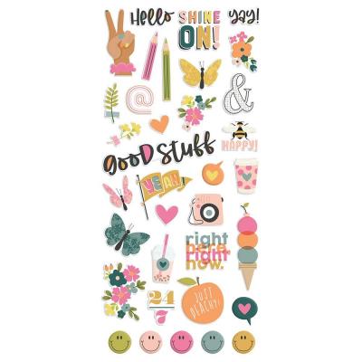 Simple Stories Good Stuff Stickers - Puffy Stickers