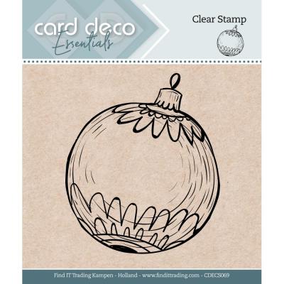 Find It Trading Jeanine's Art Christmas Cottage Clear Stamp - Christmas Ball