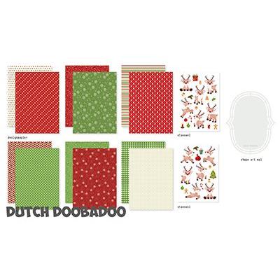 Dutch DooBaDoo Designpapier - Rudolph