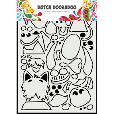 Dutch DooBaDoo Card Art - Peek A Boo