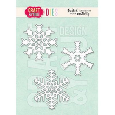 Craft & You Design Cutting Dies - Schneeflocken