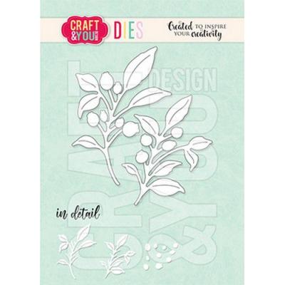 Craft & You Design Cutting Dies - Zweige mit Beeren