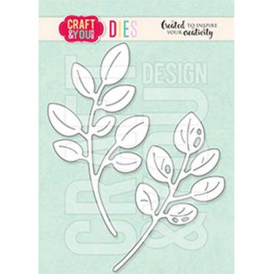 Craft & You Design Cutting Dies - Zweige mit Blättern